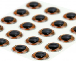 Ultra 3D Epoxy Eyes, Basic Honey, 7 mm